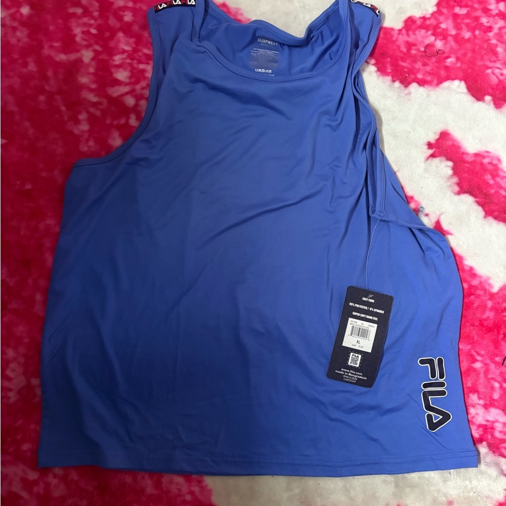 Fila Men's Blue Sleepwear Tank